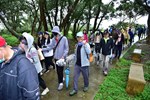 天候不佳但民眾健行熱情不減