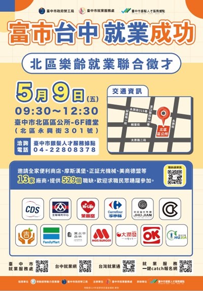 北區樂齡就業聯合徵才