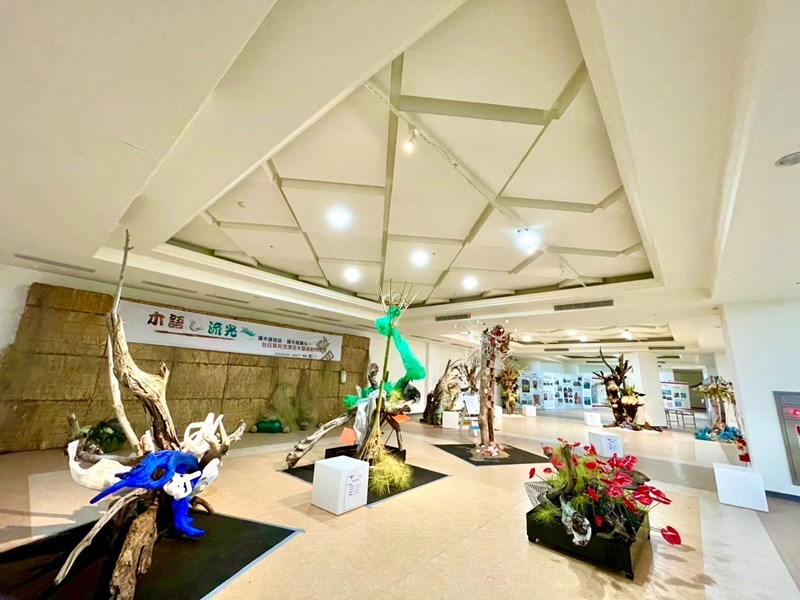台日草月流漂流木藝術創作交流7月6日開展