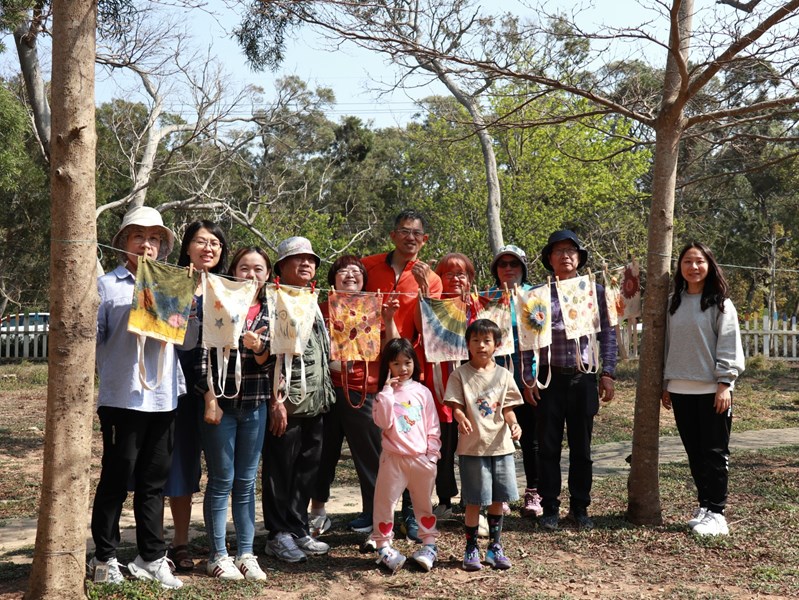 泥染手作成品合照