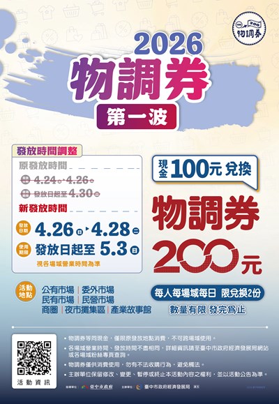 2026第一波物調券海報