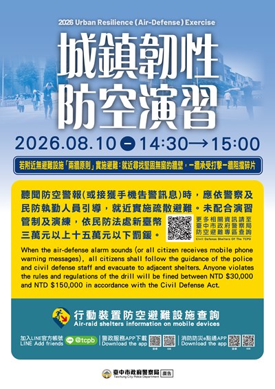 城鎮韌性防空演習1