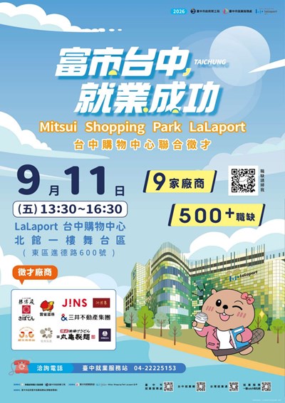 台中購物中心聯合徵才-1